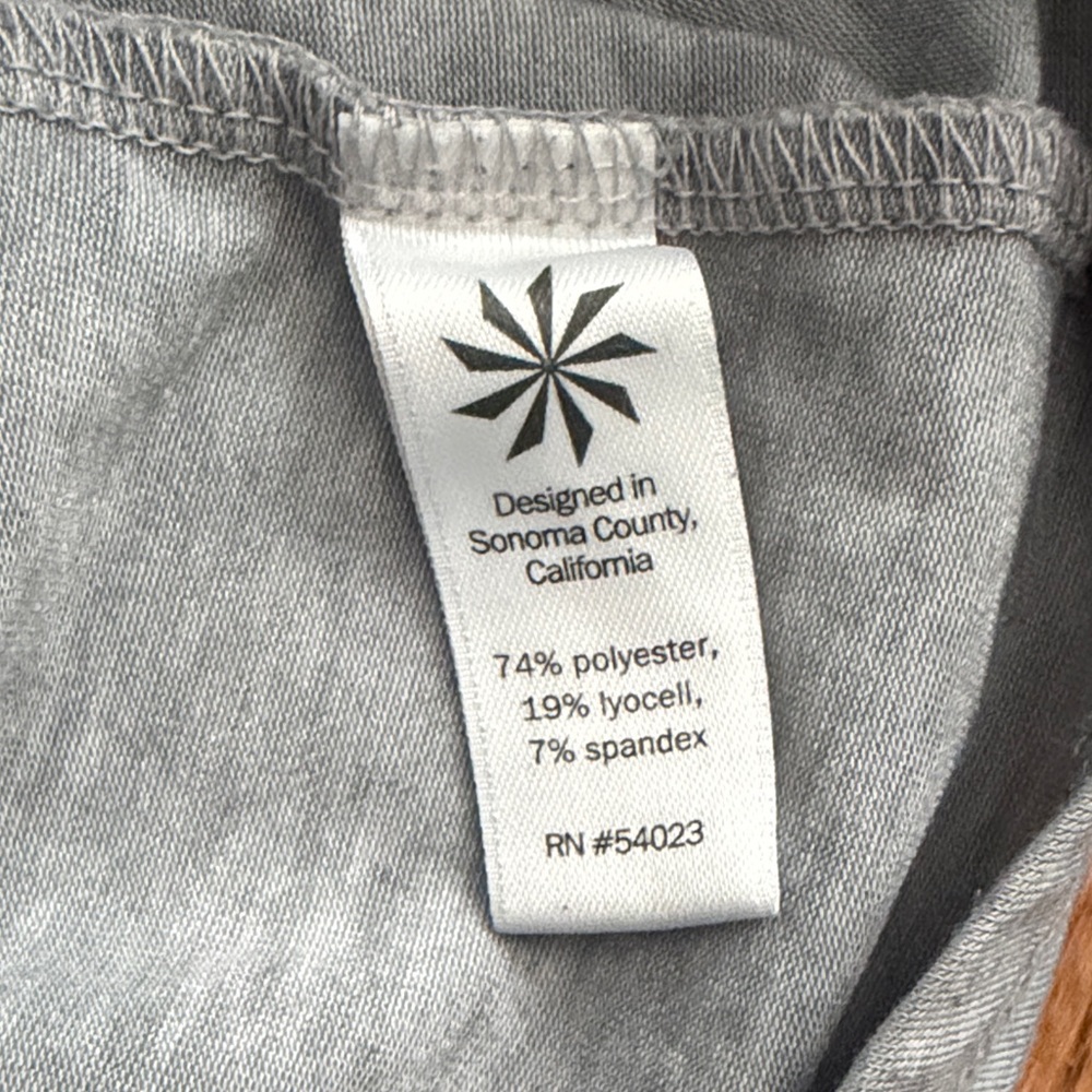 Athleta Light Gray Racerback Tank Top - Picture 5 of 6